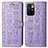 Funda de Cuero Cartera con Soporte Patron de Moda Carcasa S03D para Xiaomi Redmi 10 (2022) Morado