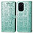 Funda de Cuero Cartera con Soporte Patron de Moda Carcasa S03D para Xiaomi Redmi K40 5G Verde