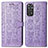 Funda de Cuero Cartera con Soporte Patron de Moda Carcasa S03D para Xiaomi Redmi Note 11 Pro 4G Morado