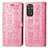 Funda de Cuero Cartera con Soporte Patron de Moda Carcasa S03D para Xiaomi Redmi Note 11 Pro 4G Rosa