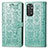 Funda de Cuero Cartera con Soporte Patron de Moda Carcasa S03D para Xiaomi Redmi Note 11 Pro 4G Verde