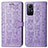 Funda de Cuero Cartera con Soporte Patron de Moda Carcasa S03D para Xiaomi Redmi Note 12S Morado