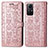 Funda de Cuero Cartera con Soporte Patron de Moda Carcasa S03D para Xiaomi Redmi Note 12S Oro Rosa