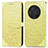 Funda de Cuero Cartera con Soporte Patron de Moda Carcasa S04D para Huawei Honor Magic3 5G Amarillo