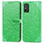 Funda de Cuero Cartera con Soporte Patron de Moda Carcasa S04D para Huawei Honor X10 Max 5G Verde