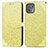 Funda de Cuero Cartera con Soporte Patron de Moda Carcasa S04D para Motorola Moto Edge 20 Lite 5G Amarillo