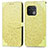 Funda de Cuero Cartera con Soporte Patron de Moda Carcasa S04D para OnePlus 10 Pro 5G Amarillo