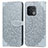 Funda de Cuero Cartera con Soporte Patron de Moda Carcasa S04D para OnePlus 10 Pro 5G Gris