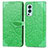 Funda de Cuero Cartera con Soporte Patron de Moda Carcasa S04D para OnePlus Nord 2 5G Verde