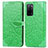 Funda de Cuero Cartera con Soporte Patron de Moda Carcasa S04D para Oppo A56 5G Verde