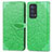 Funda de Cuero Cartera con Soporte Patron de Moda Carcasa S04D para Oppo Reno6 Pro 5G Verde