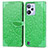 Funda de Cuero Cartera con Soporte Patron de Moda Carcasa S04D para Realme C31 Verde