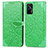 Funda de Cuero Cartera con Soporte Patron de Moda Carcasa S04D para Realme GT 5G Verde