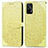 Funda de Cuero Cartera con Soporte Patron de Moda Carcasa S04D para Realme GT Neo 2T 5G Amarillo