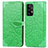 Funda de Cuero Cartera con Soporte Patron de Moda Carcasa S04D para Samsung Galaxy A52s 5G Verde