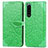 Funda de Cuero Cartera con Soporte Patron de Moda Carcasa S04D para Sony Xperia 5 III Verde