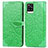 Funda de Cuero Cartera con Soporte Patron de Moda Carcasa S04D para Vivo V20 (2021) Verde