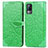 Funda de Cuero Cartera con Soporte Patron de Moda Carcasa S04D para Vivo V21e 4G Verde