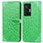 Funda de Cuero Cartera con Soporte Patron de Moda Carcasa S04D para Vivo X70 Pro 5G Verde