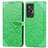 Funda de Cuero Cartera con Soporte Patron de Moda Carcasa S04D para Vivo X70t Verde