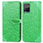 Funda de Cuero Cartera con Soporte Patron de Moda Carcasa S04D para Vivo Y32 4G Verde