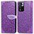 Funda de Cuero Cartera con Soporte Patron de Moda Carcasa S04D para Xiaomi Mi 11i 5G (2022) Morado