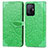 Funda de Cuero Cartera con Soporte Patron de Moda Carcasa S04D para Xiaomi Mi 11T Pro 5G Verde