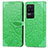 Funda de Cuero Cartera con Soporte Patron de Moda Carcasa S04D para Xiaomi Poco F4 5G Verde