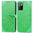 Funda de Cuero Cartera con Soporte Patron de Moda Carcasa S04D para Xiaomi Poco X3 GT 5G Verde