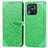 Funda de Cuero Cartera con Soporte Patron de Moda Carcasa S04D para Xiaomi Redmi 10 Power Verde