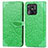 Funda de Cuero Cartera con Soporte Patron de Moda Carcasa S04D para Xiaomi Redmi 10C 4G Verde