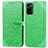 Funda de Cuero Cartera con Soporte Patron de Moda Carcasa S04D para Xiaomi Redmi Note 10 4G Verde