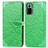 Funda de Cuero Cartera con Soporte Patron de Moda Carcasa S04D para Xiaomi Redmi Note 10 Pro 4G Verde