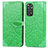 Funda de Cuero Cartera con Soporte Patron de Moda Carcasa S04D para Xiaomi Redmi Note 11 4G (2022) Verde