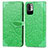 Funda de Cuero Cartera con Soporte Patron de Moda Carcasa S04D para Xiaomi Redmi Note 11 SE 5G Verde