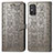 Funda de Cuero Cartera con Soporte Patron de Moda Carcasa S05D para Huawei Honor X10 Max 5G Gris