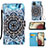 Funda de Cuero Cartera con Soporte Patron de Moda Carcasa Y02B para Samsung Galaxy A12 Multicolor