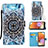 Funda de Cuero Cartera con Soporte Patron de Moda Carcasa Y02B para Samsung Galaxy A32 4G Multicolor