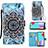 Funda de Cuero Cartera con Soporte Patron de Moda Carcasa Y02B para Samsung Galaxy A52s 5G Multicolor