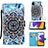 Funda de Cuero Cartera con Soporte Patron de Moda Carcasa Y02B para Samsung Galaxy F42 5G Multicolor