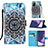 Funda de Cuero Cartera con Soporte Patron de Moda Carcasa Y02B para Samsung Galaxy Note 20 Ultra 5G Multicolor