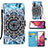 Funda de Cuero Cartera con Soporte Patron de Moda Carcasa Y02B para Samsung Galaxy S20 FE (2022) 5G Multicolor