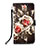Funda de Cuero Cartera con Soporte Patron de Moda Carcasa Y02B para Xiaomi Redmi Note 10 Pro Max Rojo