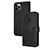 Funda de Cuero Cartera con Soporte Patron de Moda Carcasa Y02X para Apple iPhone 15 Pro Negro