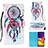 Funda de Cuero Cartera con Soporte Patron de Moda Carcasa Y03B para Samsung Galaxy S23 FE 5G Multicolor