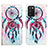 Funda de Cuero Cartera con Soporte Patron de Moda Carcasa Y04B para Samsung Galaxy F02S SM-E025F Multicolor