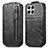 Funda de Cuero Flip para Huawei Honor X8 4G Negro