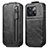 Funda de Cuero Flip para OnePlus Ace Pro 5G Negro