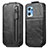 Funda de Cuero Flip para OnePlus Nord CE 2 5G Negro