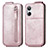 Funda de Cuero Flip para Realme 10 4G Oro Rosa